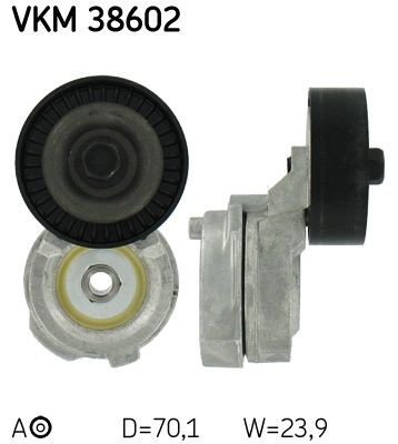 Riemenspanner Keilrippenriemen SKF VKM 38602 FÜR Chrysler Spannarm-image