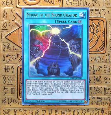 Mound of the Bound Creator - Yugioh DRL3-EN053 - Ultra Rare 1st Edition - NM