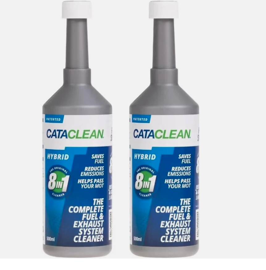2 x Cataclean Hybrid Catalytic Converter Fuel Injector Cleaner for Petrol 500ml