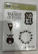 Stampin' Up Warmest of Wishes 122672 Heart, Noel, Leaves, Owl, Wishes Quote