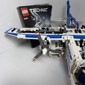 LEGO Technic Cargo Plane 42025 99% Complete With Manual Tested WORKS