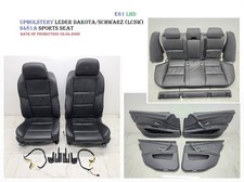 BMW E61 5er Serie Touring Sport Leder Dakota Schwarz Sitz Set S481A A FS