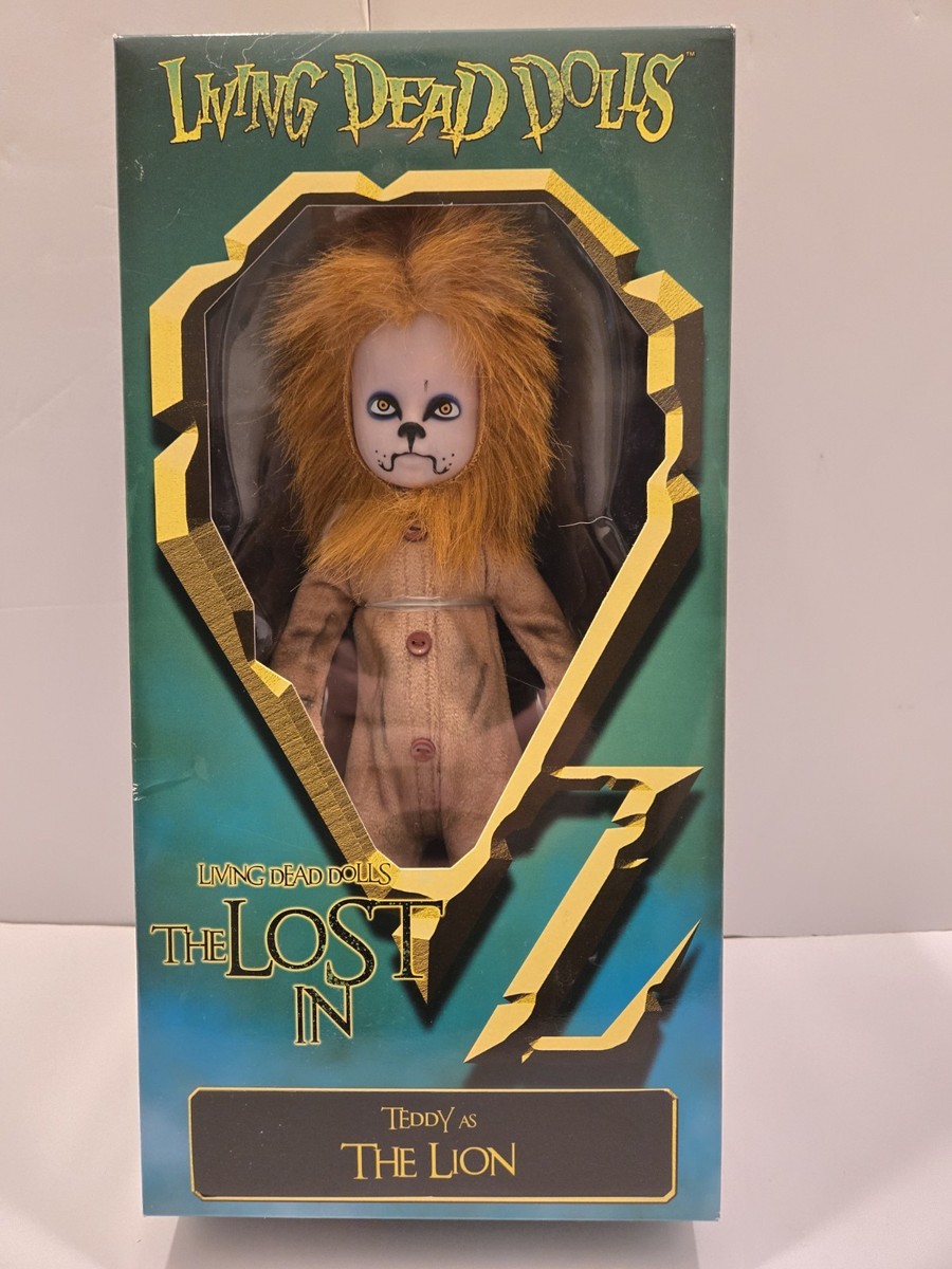 Mezco Toyz*Living Dead Dolls*Lost In Oz Teddy As The Lion NIB Fast