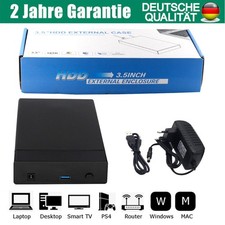 USB 3.0 Externe Festplattengehäuse für SATA 3,5 Zoll HD SSD HDD-Gehäuse NEU