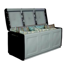 Gartenbox Wetterfest Outdoor Garten Box Gartenauflagen Gartentruhe XXL 410 L