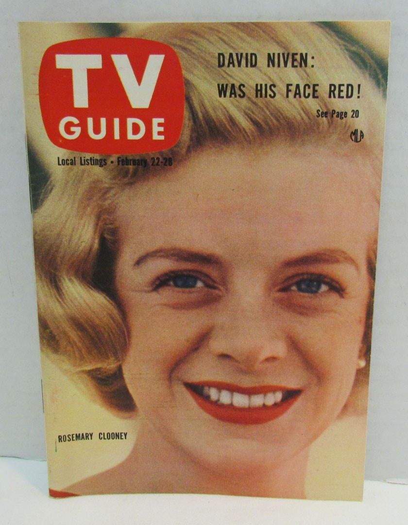 Tv Guide Magazine Feb. 22, 1958 Issue Rosemary Clooney Cover Philadelphia Ed.