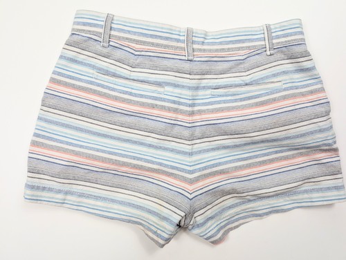 Pantaloncini estivi donna Gap a righe bianche pastello a righe chino tutti i giorni taglia 4 - Foto 2 di 6