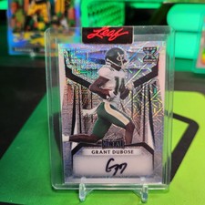 2023 Leaf Metal Grant Dubose Rookie Auto /6 XRC Mojo #ba-gd1 Bills WR