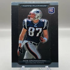 2010 Rob Gronkowski Topps Platinum #122 Rookie Card RC