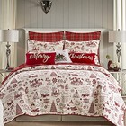 - Yuletide Quilt Set - King/Cal King Quilt (106x92in.) + Two King Quilt -King