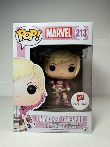 Funko Pop! VINYL FIGURE- MARVEL- UNMASKED GWENPOOL- WALGREEN'S EXCLUSIVE 213