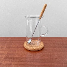 Vintage Signe Persson-Melin Boda Nova Irish Coffee Cup with Spoon