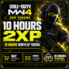 Call of Duty Modern Warfare 4 MW4 Double XP 2XP Codes 10 HOURS Level XP