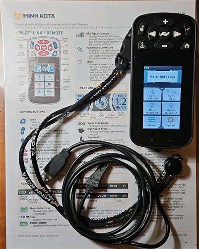 USED Minn Kota I-Pilot Link Remote - Bluetooth 3.0 - 2017 & Newer - 1866650