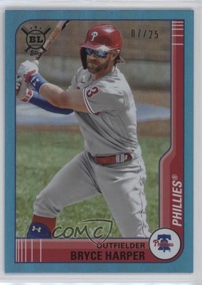 2021 Topps Big League Veterans & Rookies Blue Foil /25 Bryce Harper #137 1l8x