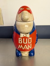 BUD MAN Vintage 1975 Anheuser Busch Beer Stein by Ceramarte in Brazil Budweiser