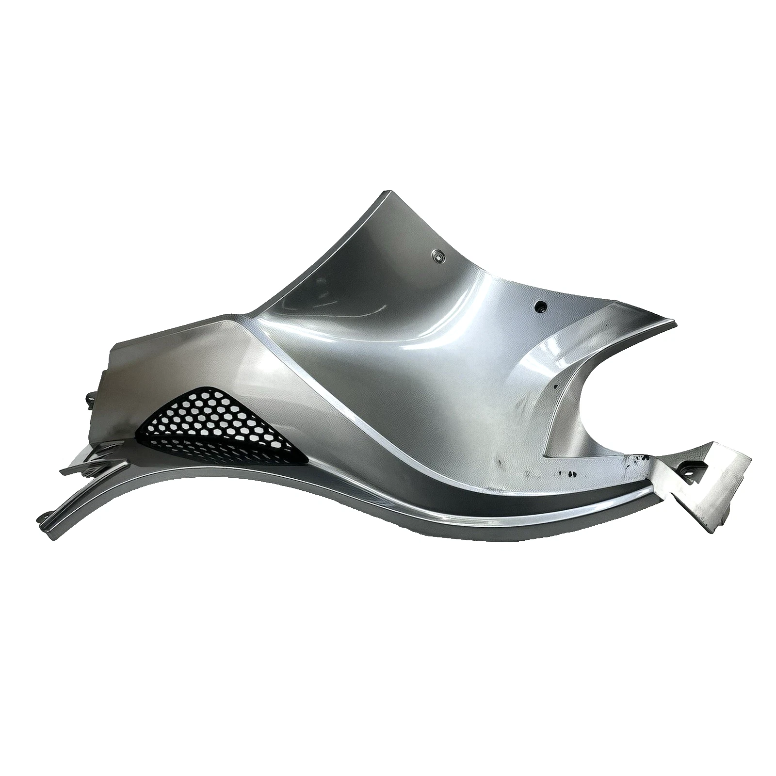 2012 CAN-AM SPYDER RT-S SE5 RIGHT SIDE FAIRING COWL PANEL BODY PLASTIC SILVER