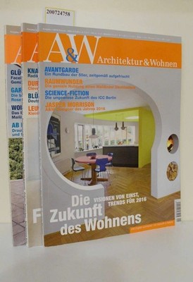 Architektur &; Wohnen Zeitschrift  Heft 1,2,4