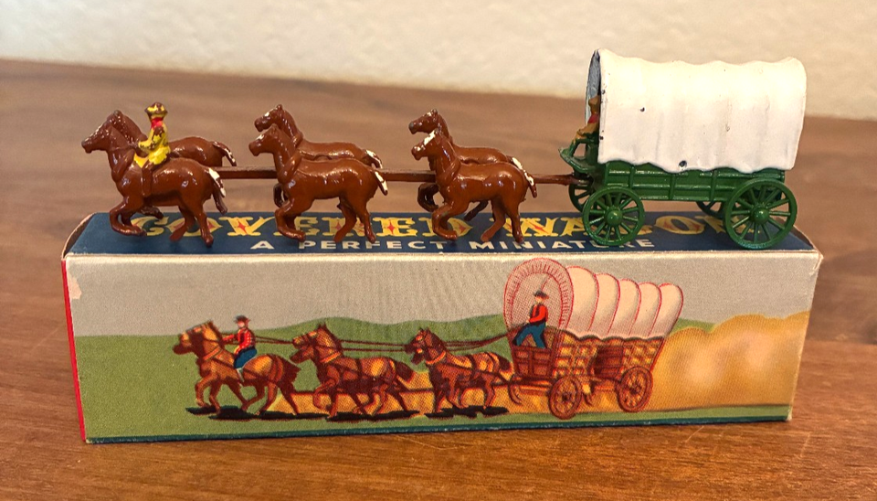 Rare Lesney Conestoga Horse/Wagon Team - Original Box - Vintage | eBay