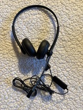 Yealink YHS34 Dual Binaural Wired RJ9 Call Center Headset Black