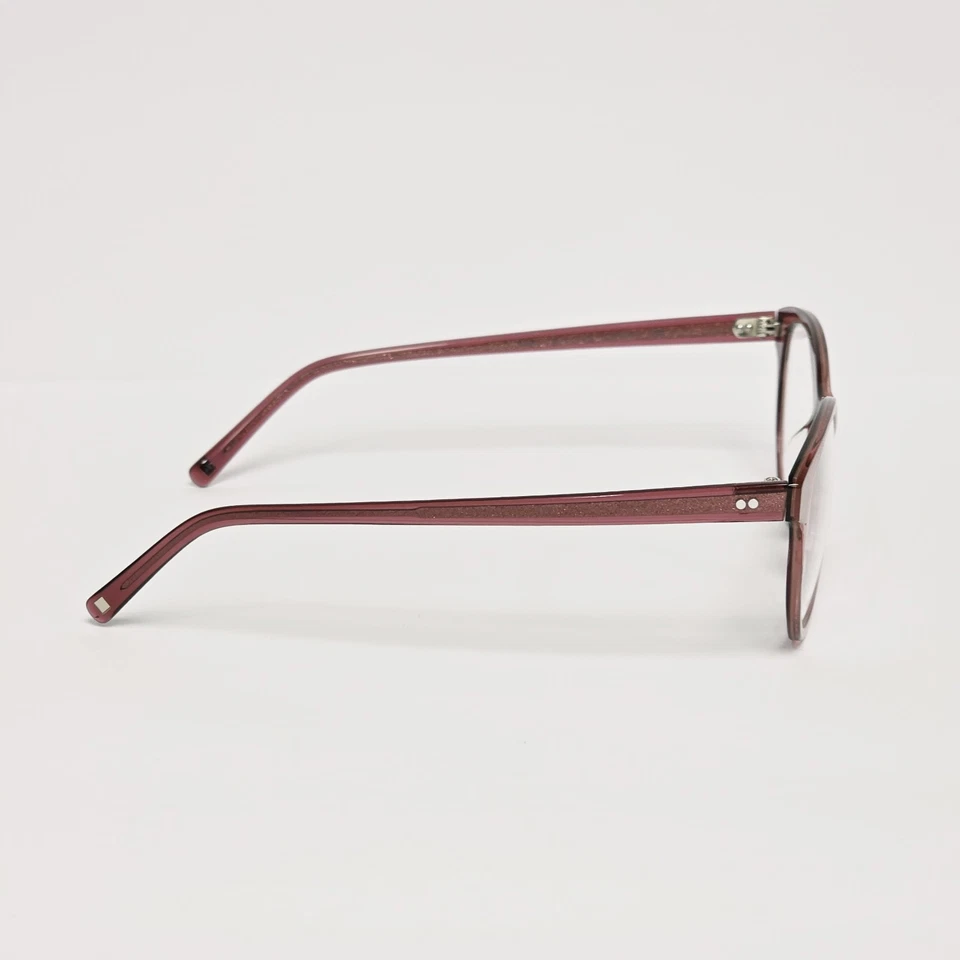 Gafas rectangulares hechas a mano para mujer MODO 6624 en cristal rosa | 52 mm Foto 4 de 4