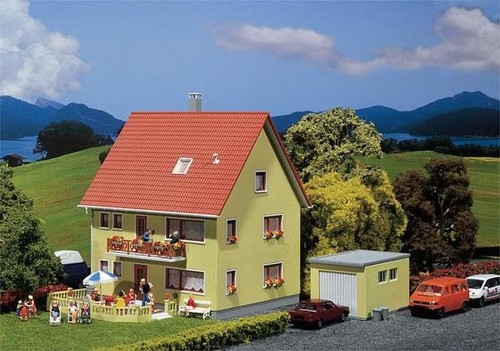 Faller H0 131277 casa de dos familias, kit | Condition: Gebraucht
