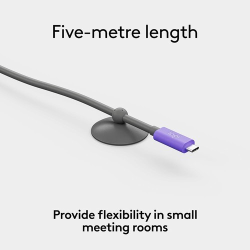 Logitech Active USB Cable Single-cable BYOD connection with MeetUp 2 Video C - Afbeelding 3 van 6
