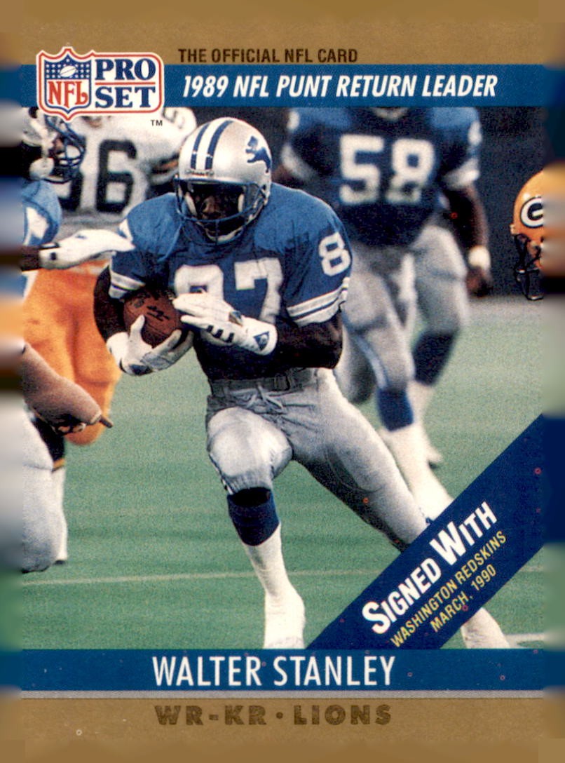 1990 Pro Set #15a Walter Stanley