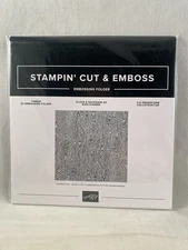 TIMBER 3D Embossing Folder Stampin Up New 2508