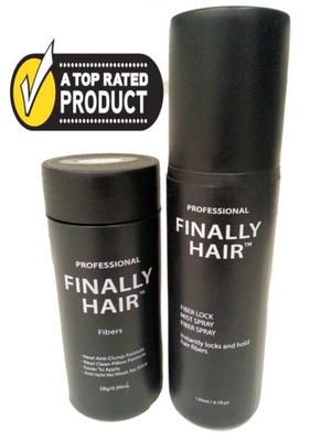 Finally Hair  28g Hair Loss Concealer Kit   The Perfect Duo for Instant Hair ...