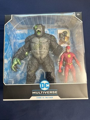 2025 DC MULTIVERSE McFarlane Toys Megafig TITANO VS THE FLASH 7'' Figure NEW!