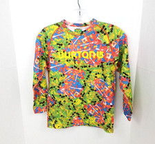 Burton Base layer Shirt Kid's Size M DryRide Long Sleeve Candy Snowboarding