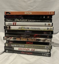 Movie DVD Lot Of 12 - John Carpenter, Rob Zombie, Nightmare On Elm Street, Etc.