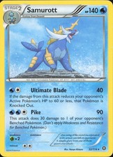 Samurott 32/114 Rare Steam Siege Pokemon Lightly Played