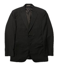 Canali 1934 Travel Satin Lapel Black Men Tuxedo Blazer Jacket 42R Made In Italy