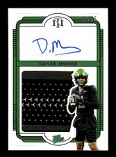 2025 National Treasures Collegiate Dante Moore Silhouettes Signatures Purple /25