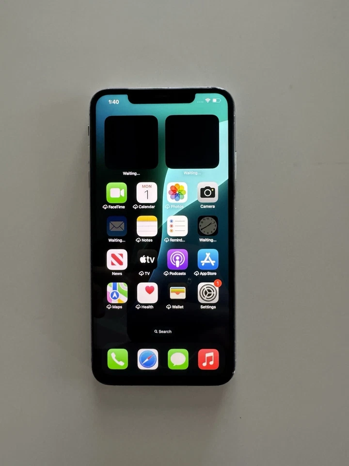 Apple iPhone XS Max - 256GB - Argento (Sbloccato) Batteria 100% - Immagine 2 di 4