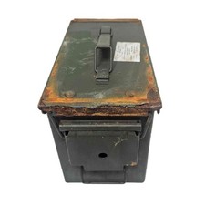 Bundeswehr Munitionskiste Cal. 50  B-WARE Metall Ammo Box Stahl DIY