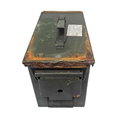 Bundeswehr Munitionskiste Cal. 50  B-WARE Metall Ammo Box Stahl DIY
