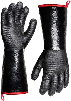 932°F Extreme Heat Resistant Gloves for Grill Bbq,Aillary Waterproof Long Sleeve