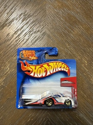 2004 Hot Wheels #77 First Editions 77/100 CROOZE WAIL TAIL White w5 Sp ShortCard