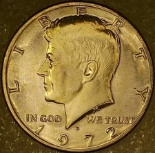 💥 BU 1972-D KENNEDY HALF-DOLLAR DDO W/ DDR & 'ARROWS ERROR' VARIETY 