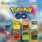 Pokemon Go Holo & Reverse Holo Trading Cards: Choose Your Card