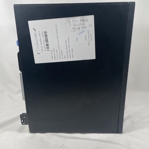 Dell Optiplex 7060 Tower Intel Core i5-8500@3 GHz, 16GB RAM, No HDD - 第 7/12 張圖片