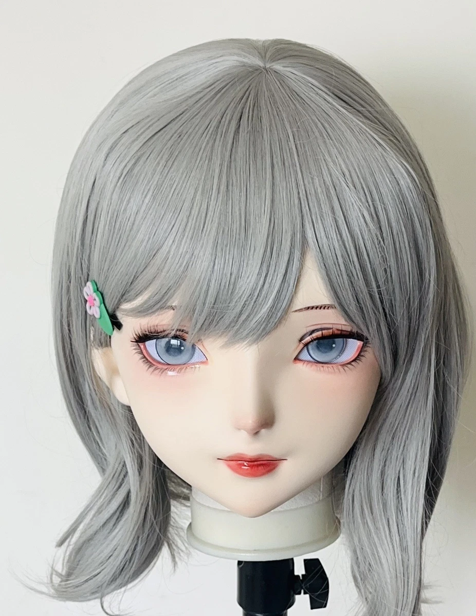 (Auf Lager) Vollkopf abschließbar Mädchen BJD Puppe Cosplay Kigurumi Maske