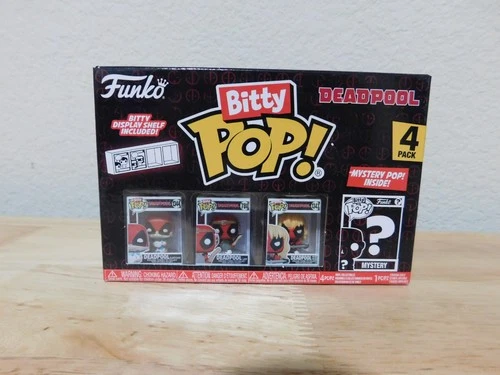 New Funko Marvel Deadpool 4 pack Bitty Pop figures