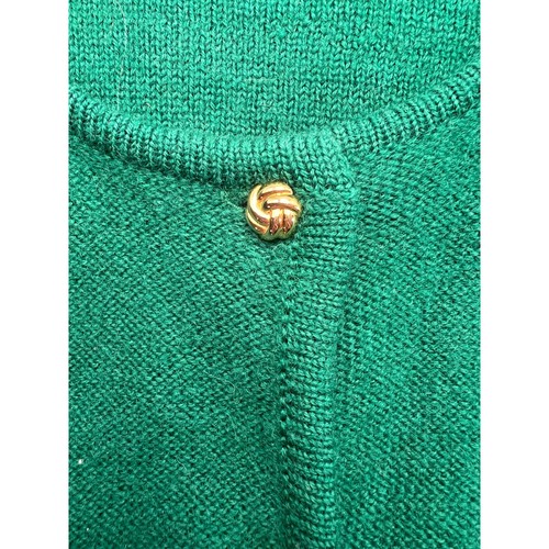 Karen Scott Strickjacke Pullover Damen groß Wolle grün Knopf Fr St. Patricks Day - Bild 3 von 7