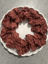 Liquidation Sale - 14 Burgundy Scrunchies - Xxl Jumbo Oversized Unique Handmade