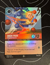 Disney Lorcana Dash Parr Dodgeball Dynamo 219/207 Enchanted Foil First Chapter