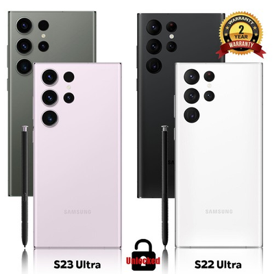 #ad FACTORY NEW SEALED SAMSUNG GALAXY S23 ULTRA 5G S22 ULTRA 5G GSM CDMA UNLOCKED $373.00